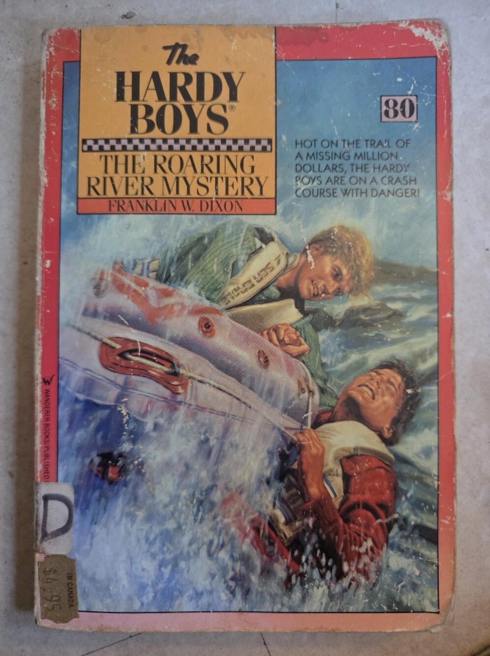 The Hardy Boys #80 The Roaring River Mystery By Franklon W. Dixon